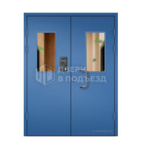 Входная дверь подъездная остекленная ДП-39
